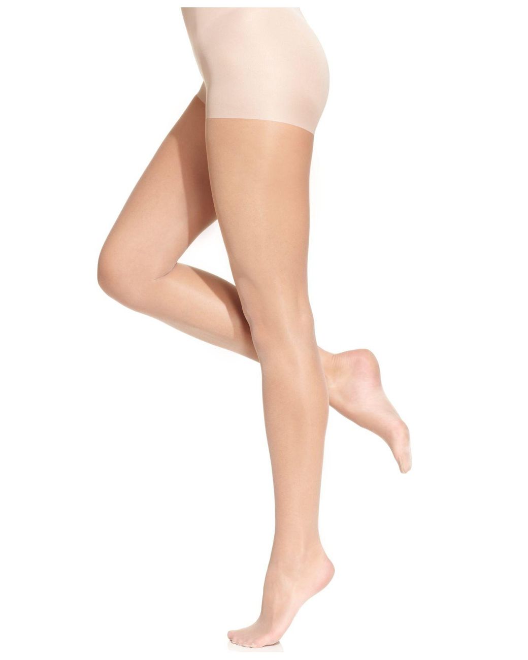 Calvin Klein Matte Ultra Sheer Control Top Tights in White Lyst
