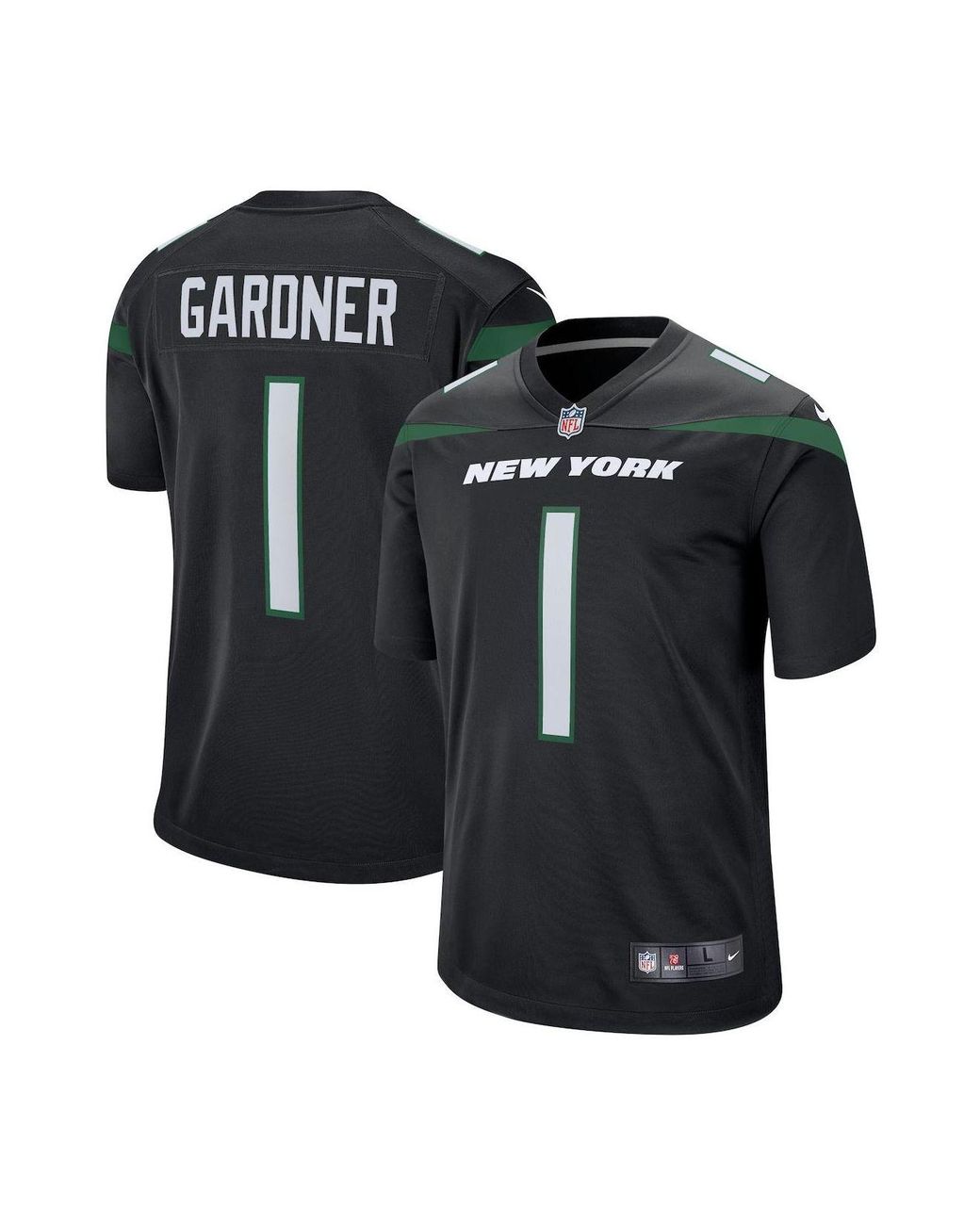 Nike Ahmad Sauce Gardner Black New York Jets 2022 Nfl Draft First Round