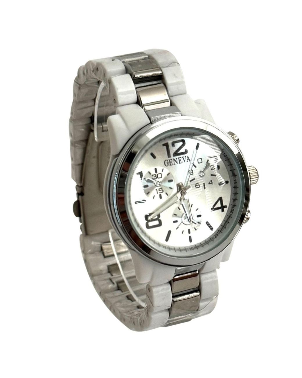 Olivia Pratt Metallic And Silver Tone Watch