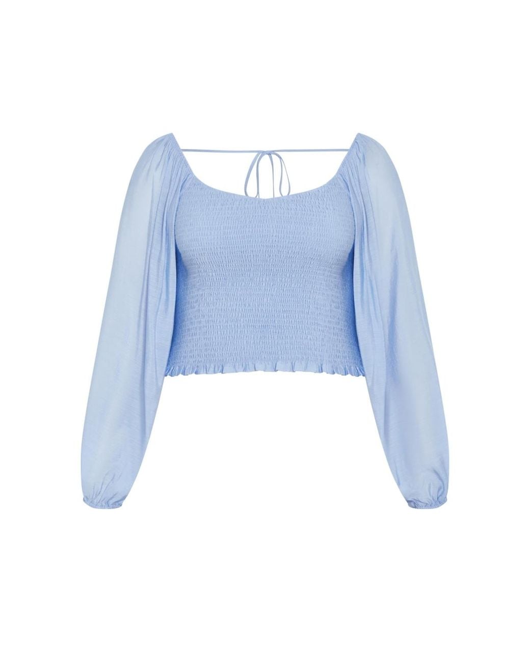 City Chic Blue Plus Size Rowy Top