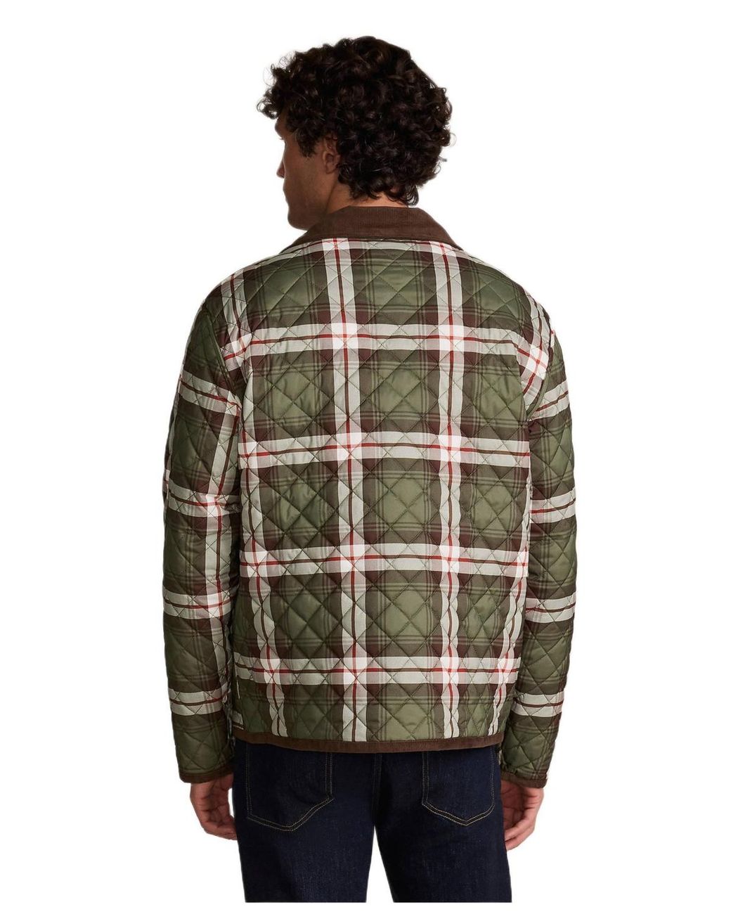 Lands' End Brown Reversible Insulated Barn Jacket for men