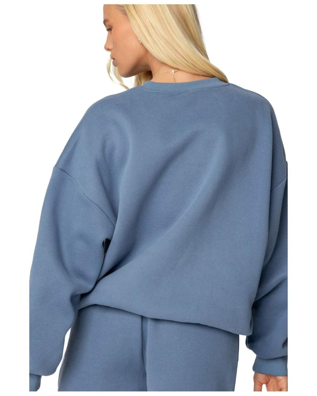 Edikted Blue Beyond Sweatshirt