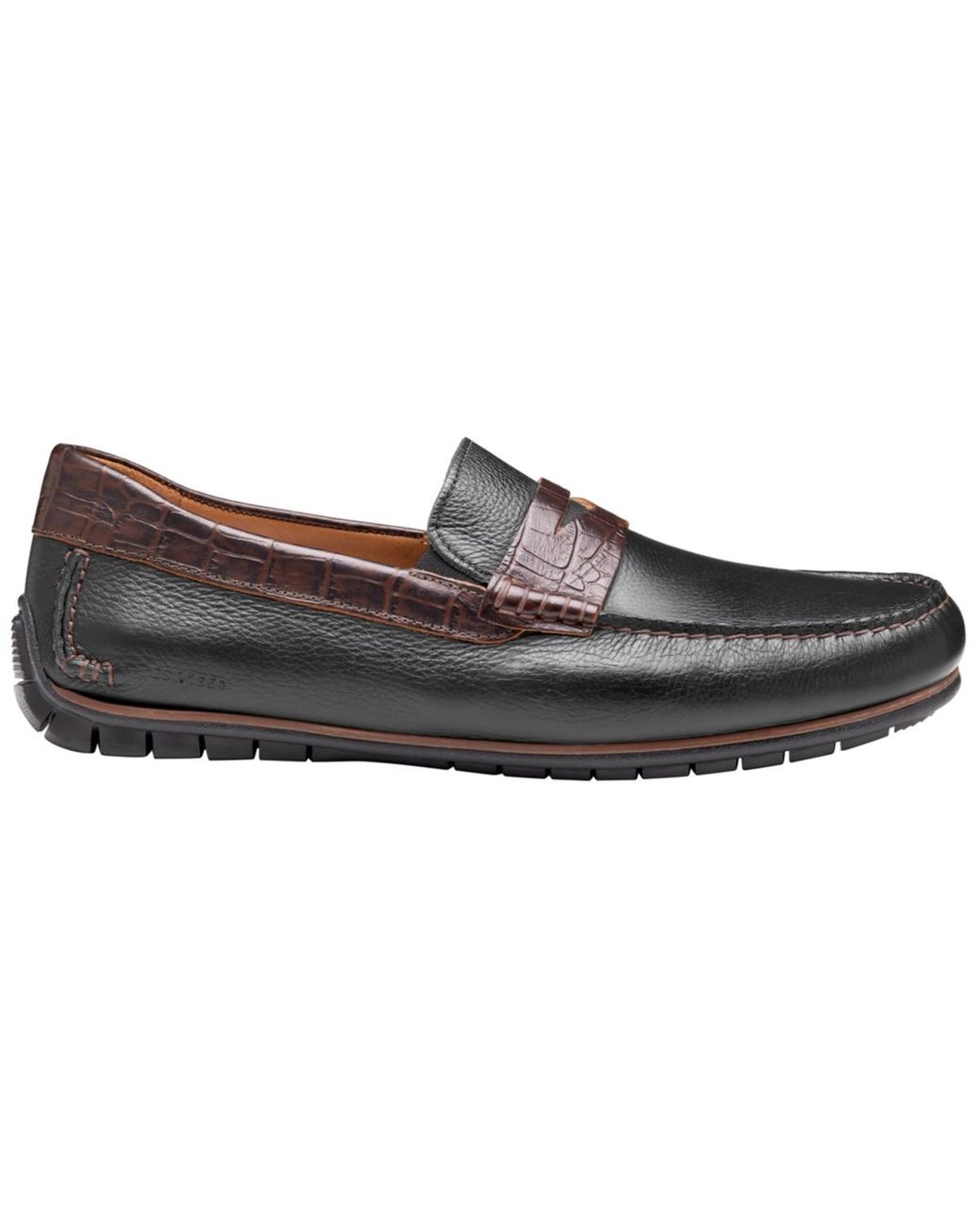 Johnston & Murphy Brown Slip-on Round Toe Shoe for men
