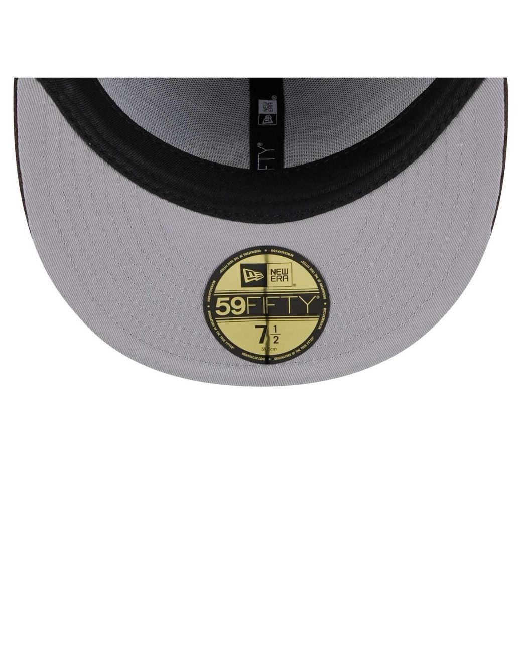 KTZ Brown Miami Dolphins Choco Cord 59fifty Fitted Hat for men