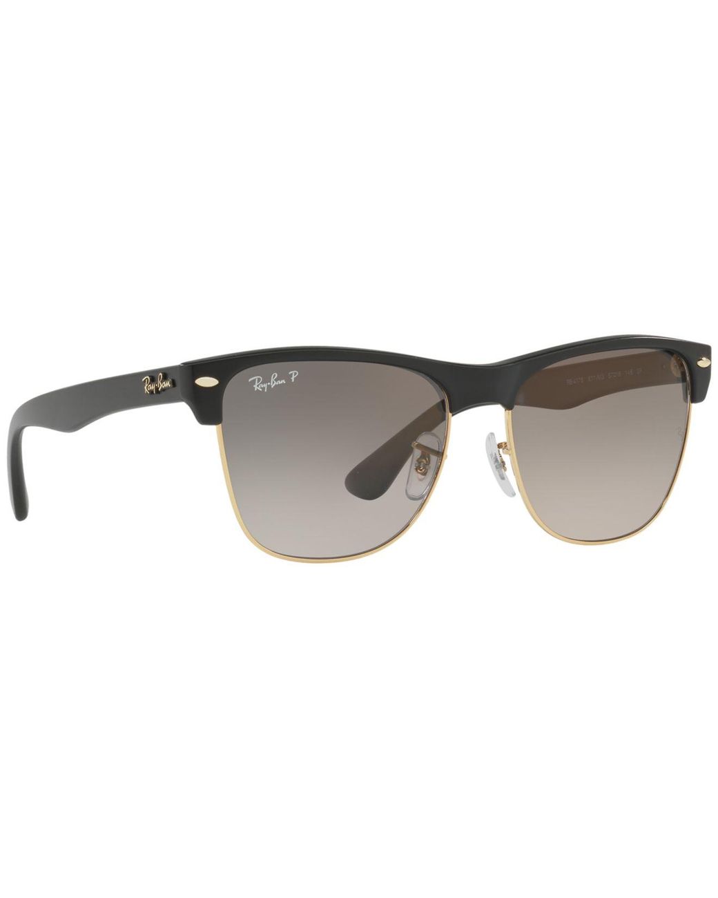 Ray-Ban Clubmaster Oversized Sunglasses, Rb4175 57 in Gray for Men - Lyst