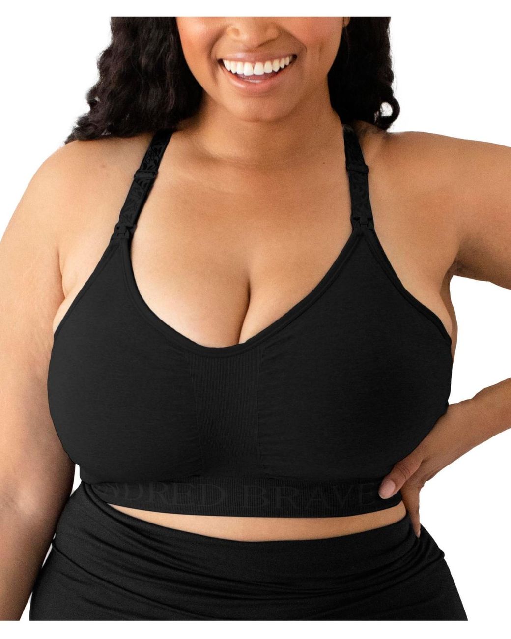 Kindred Bravely Plus Size Busty Sublime Nursing Sports Bra S in Black | Lyst