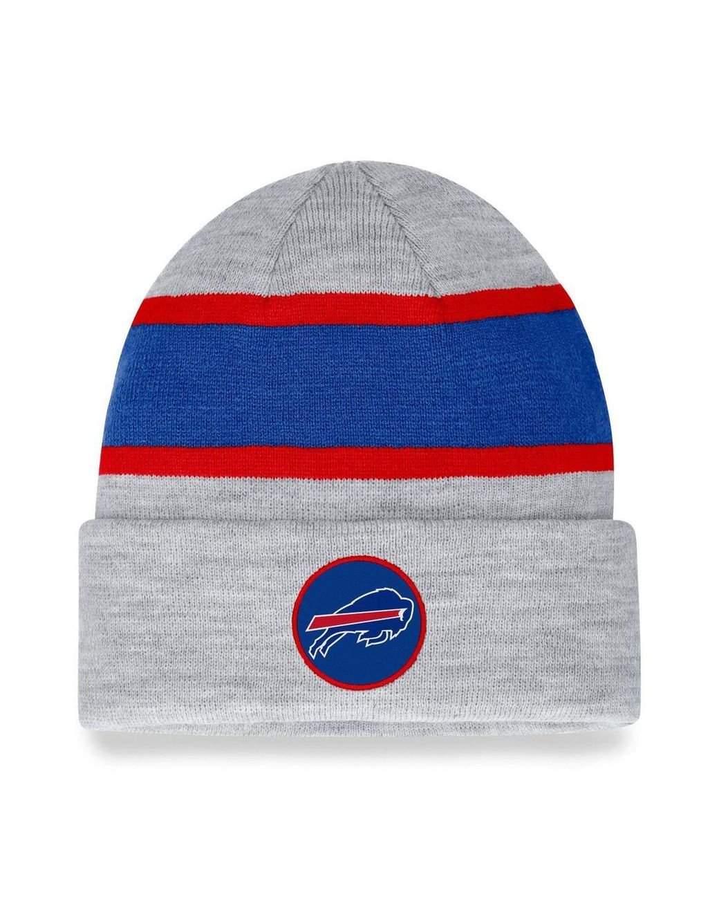 Fanatics Branded Heather Gray Denver Broncos Cuffed Knit Hat with Pom