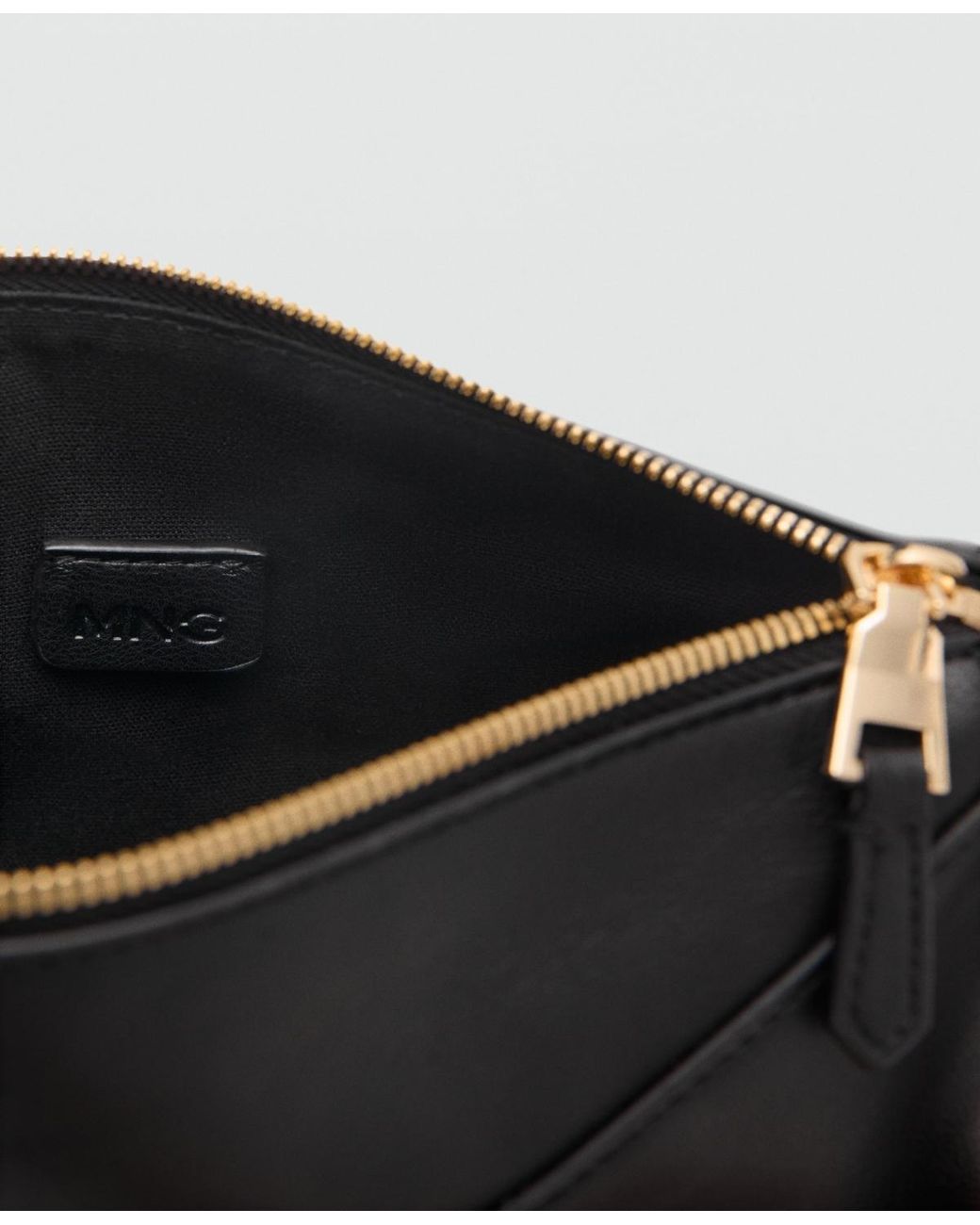 Mango Black Rectangular Crossbody Bag