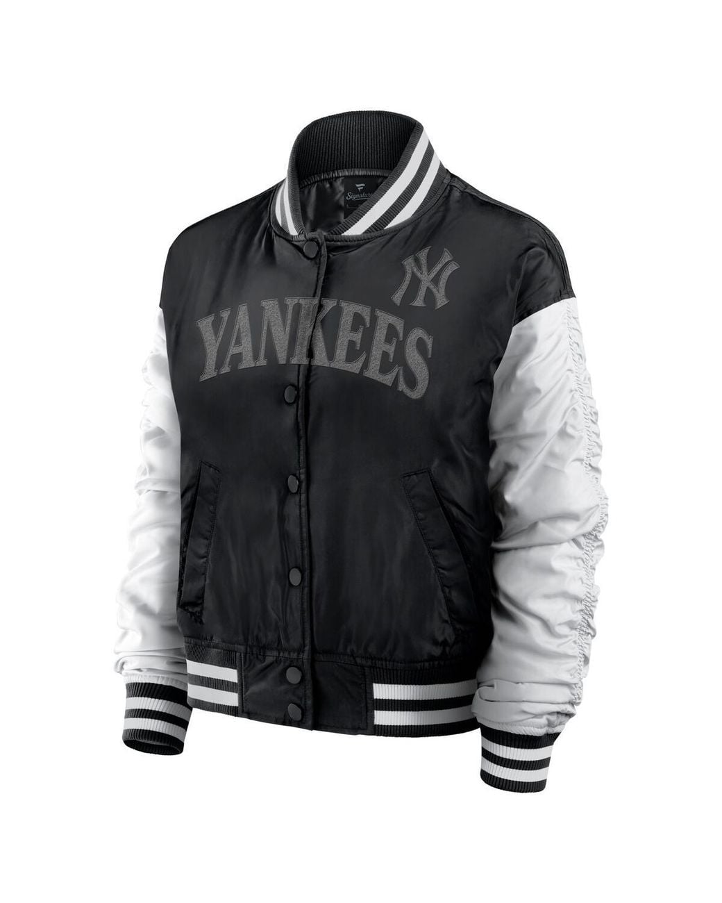 Fanatics Black New York Yankees Elements Wave Full-snap Jacket