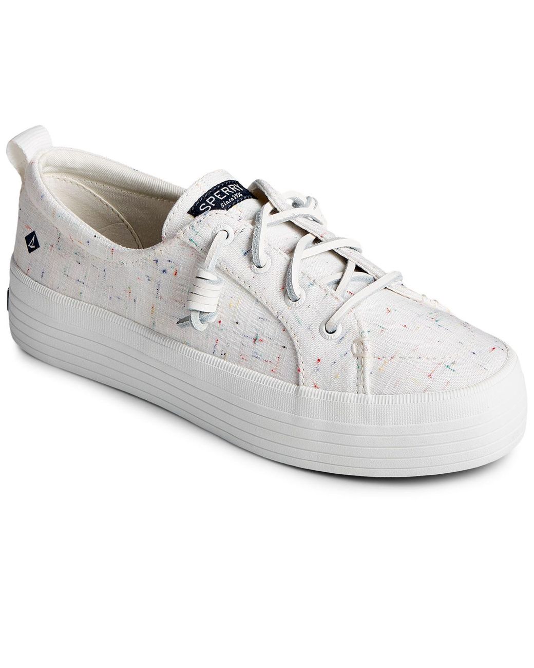 Sperry Top-Sider Confetti Platform Crest Vibe Sneakers | Lyst