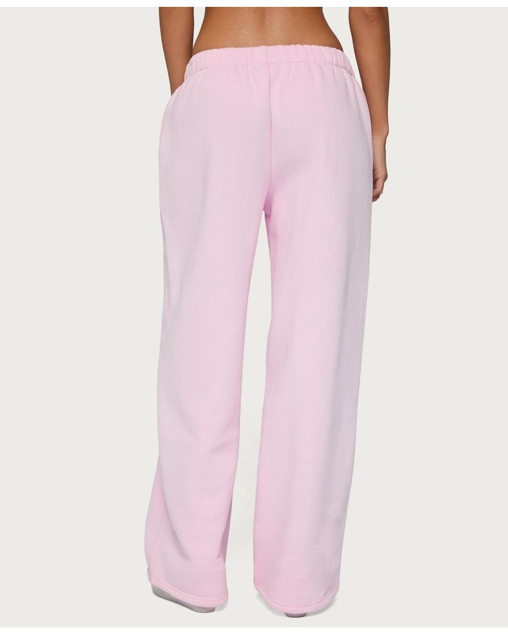 Edikted Pink Diva Sweatpants