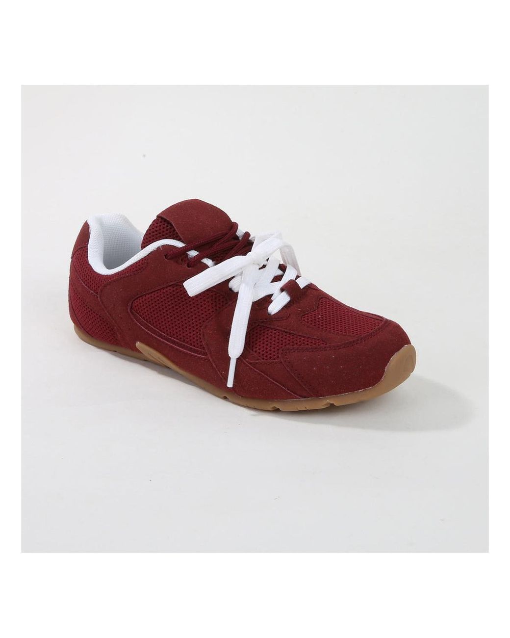 BERNESS Red Lula Retro Mesh Sneakers