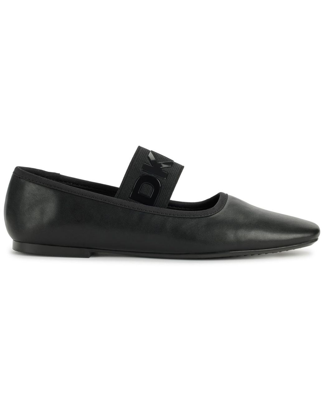 DKNY Black Dace Mary Jane Ballet Flats