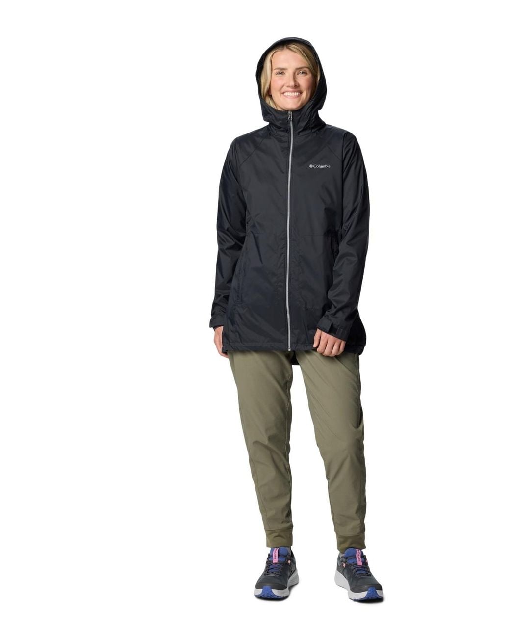 Columbia Blue Switchback Ii Lined Long Sleeve Jacket