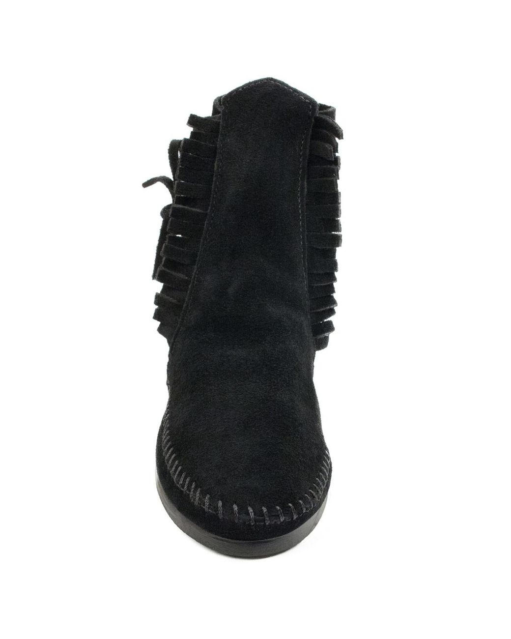 Minnetonka Black Two Button Boot