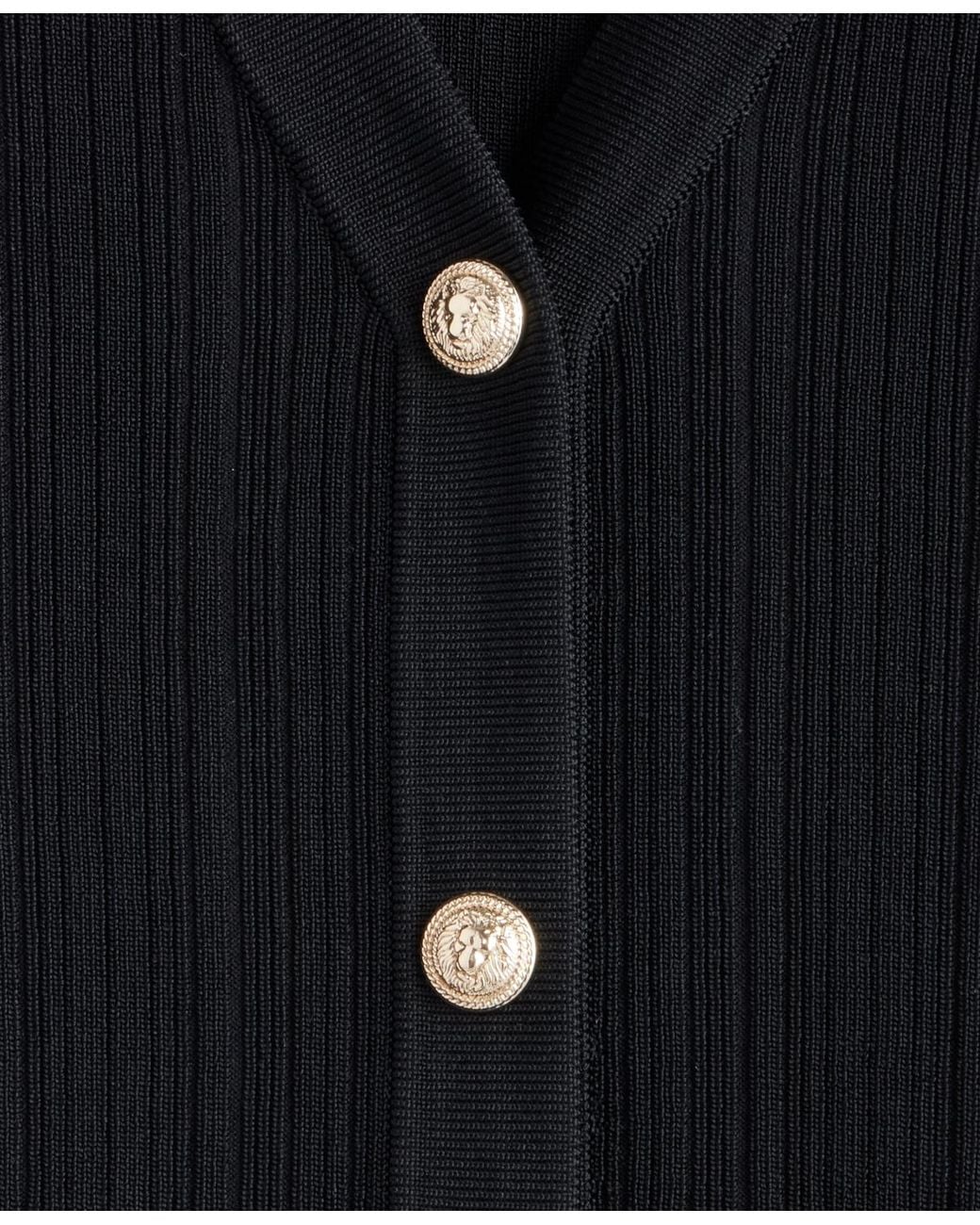 INC International Concepts Black Rib-knit Long Cardigan