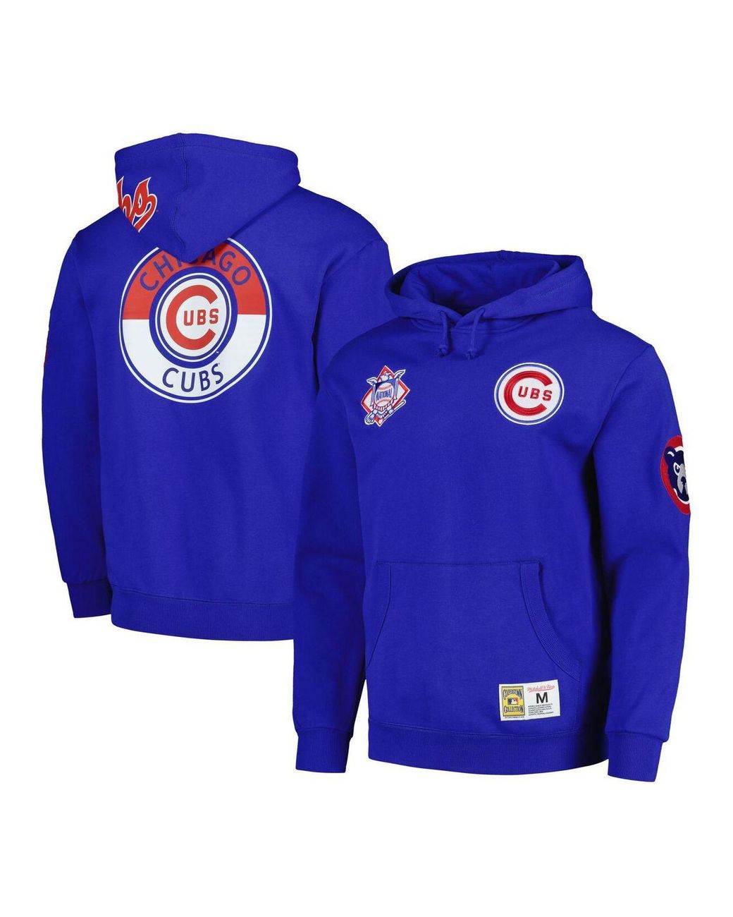 Mitchell & Ness Royal Chicago Cubs City Collection Pullover Hoodie in Blue  for Men