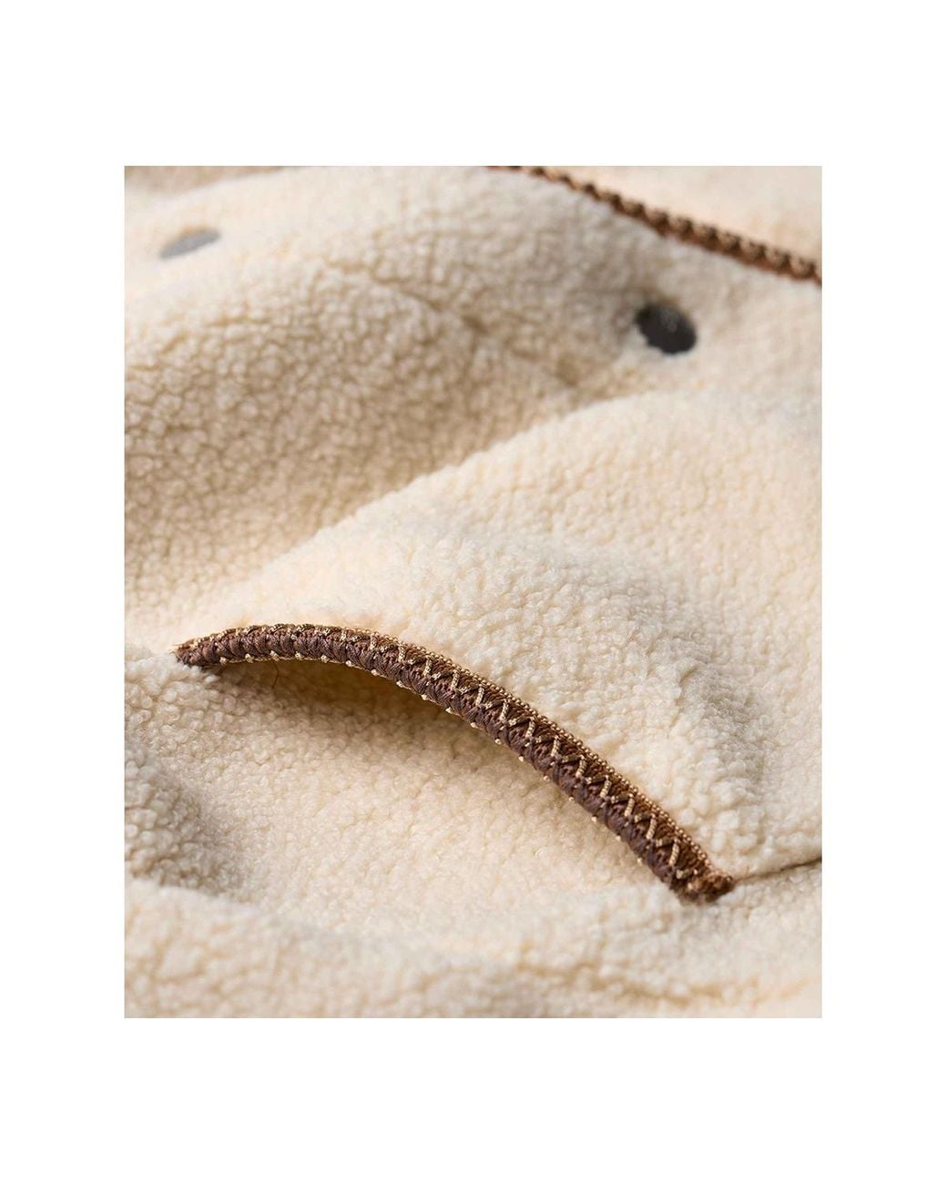 Ugg Natural Emerson Braid Front-placket Jacket