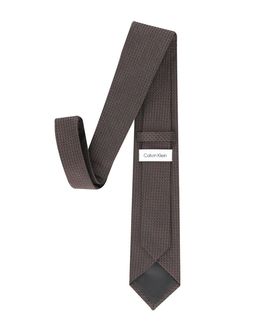 Calvin Klein Gray Stella Micro Pattern Tie for men