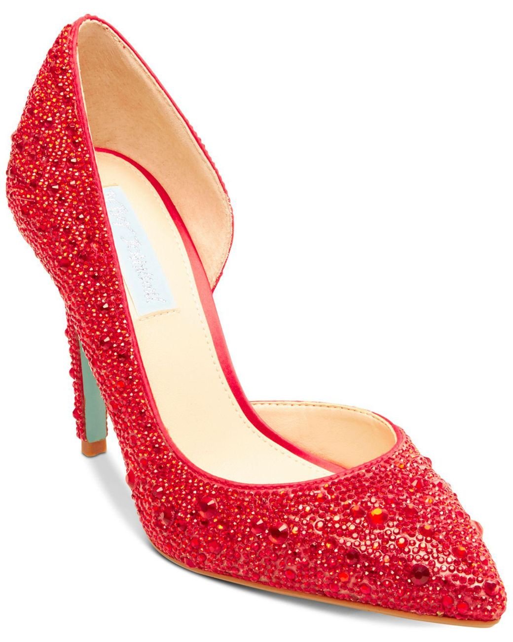 Betsey Johnson Hazil Evening Pumps in Red | Lyst