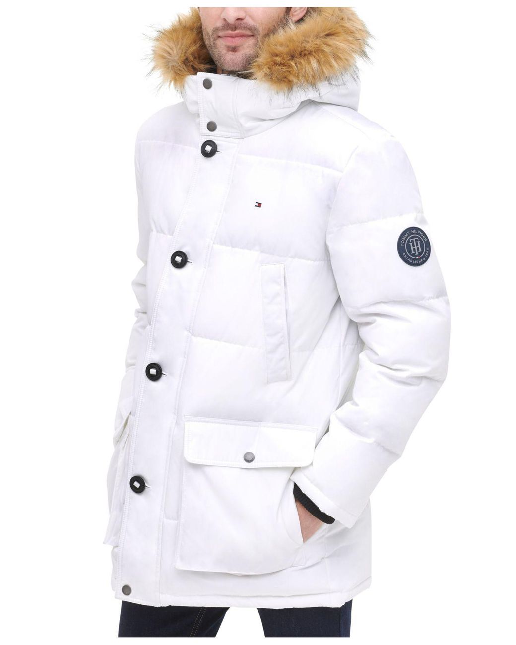 Tommy Hilfiger Long Snorkel Coat in 