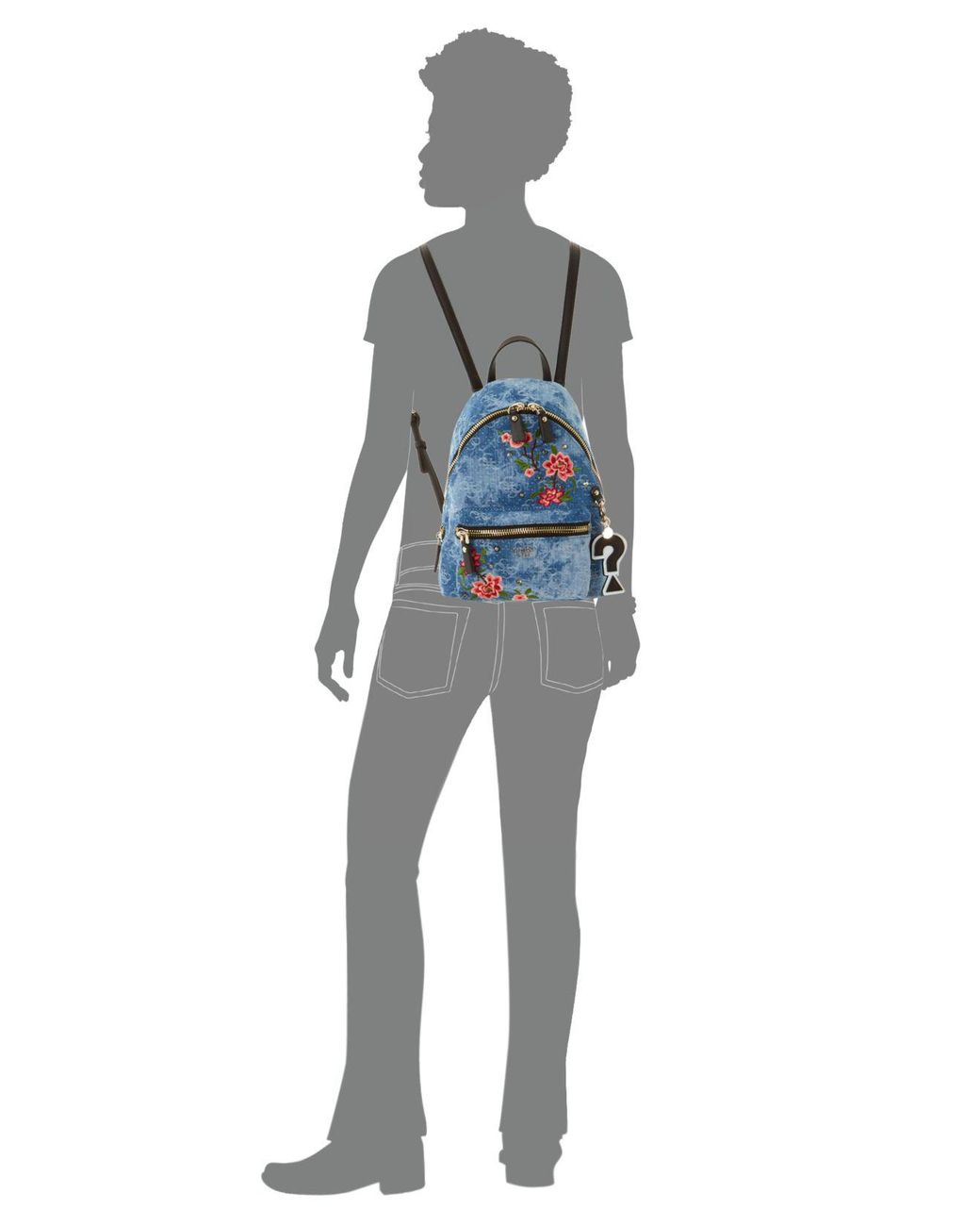 guess backpack denim