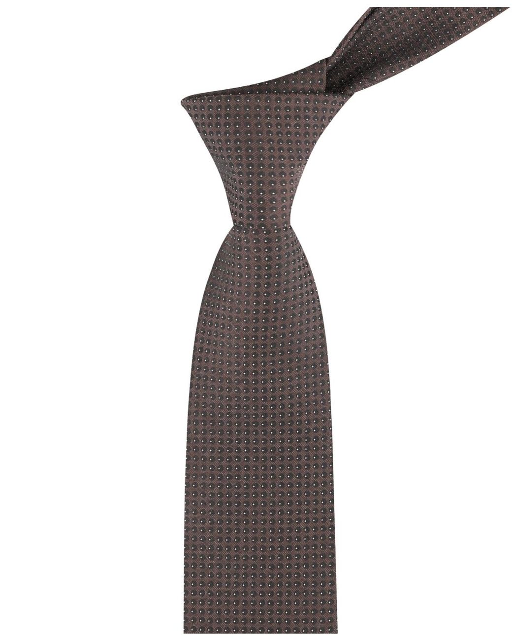 Calvin Klein Gray Stella Micro Pattern Tie for men