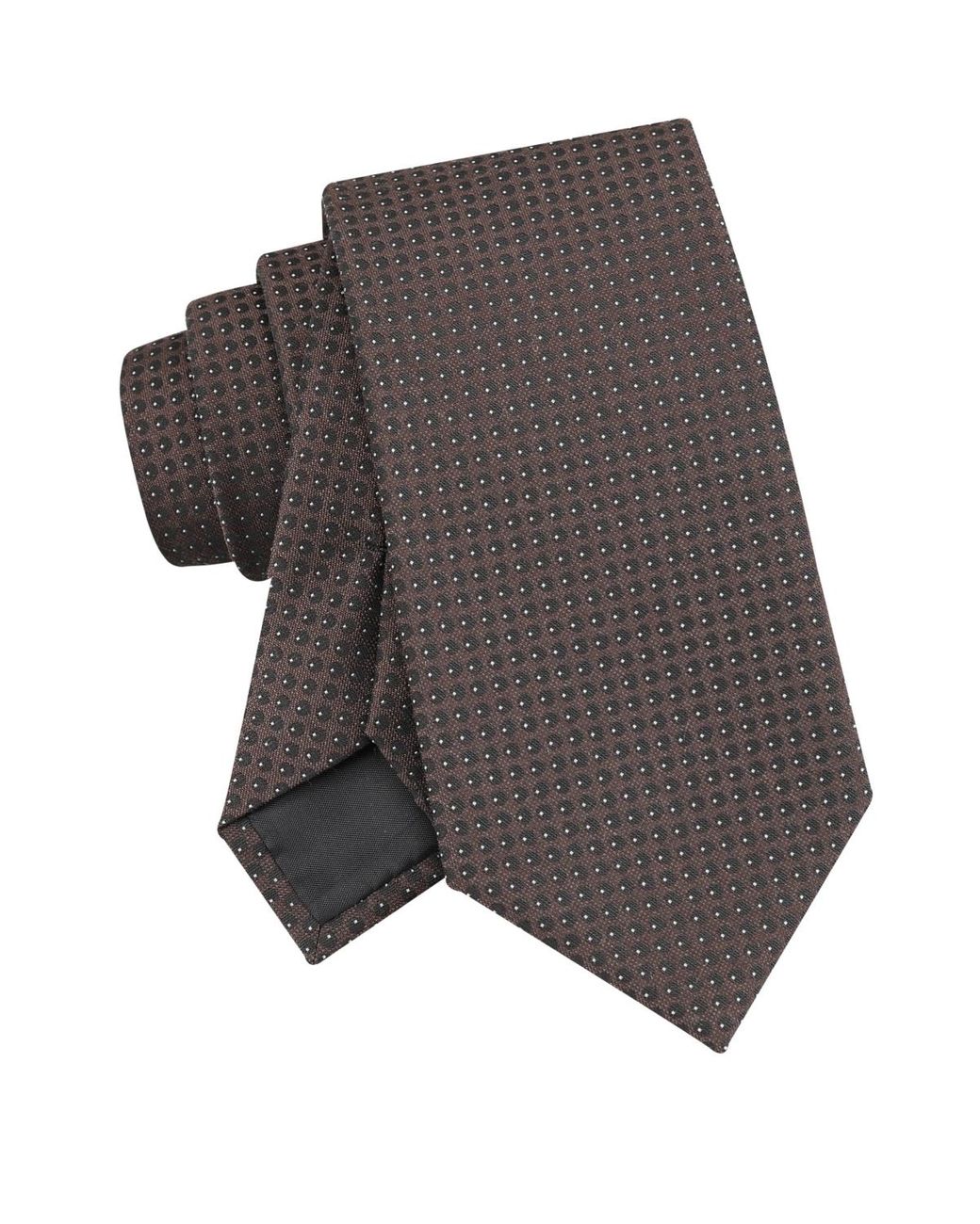 Calvin Klein Gray Stella Micro Pattern Tie for men