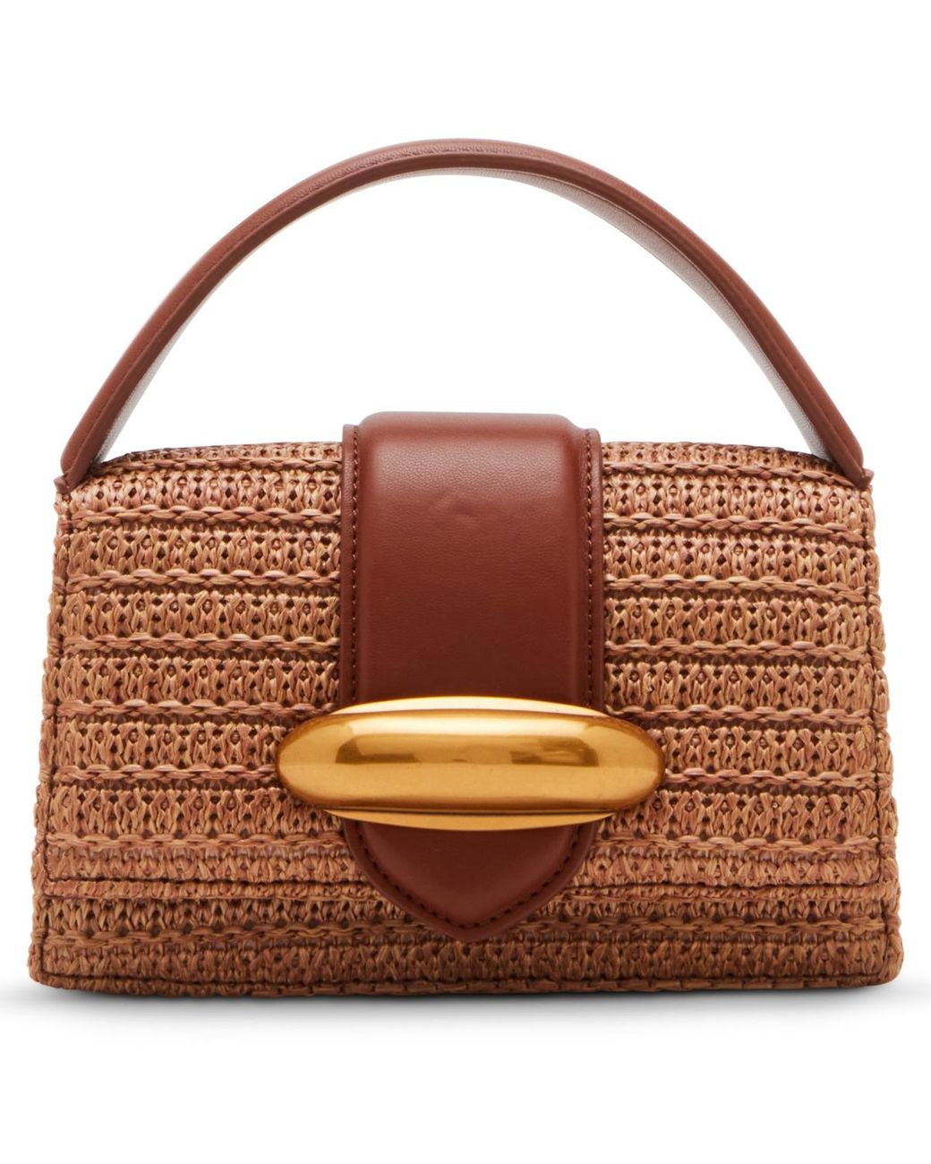 Steve Madden Bmishell Mini Top Handle Crossbody Bag in Brown | Lyst