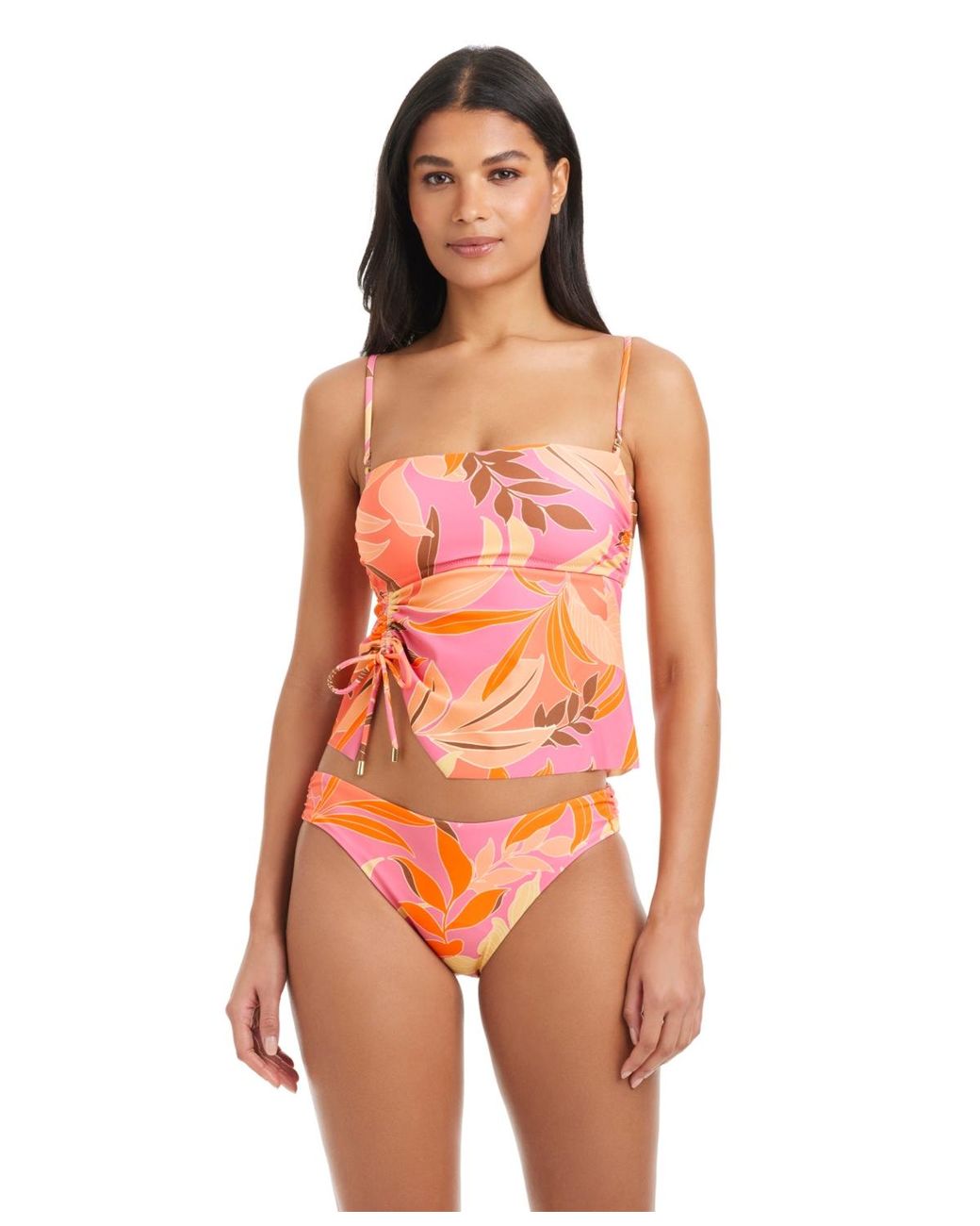 Sanctuary Red Pull-on Tankini Top