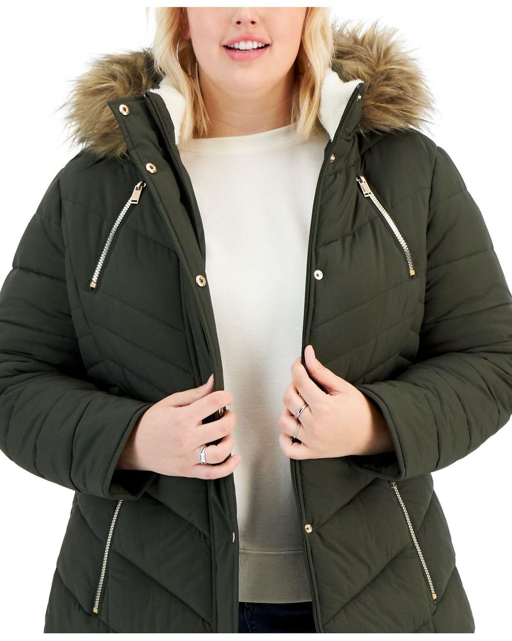 Macys plus size juniors top