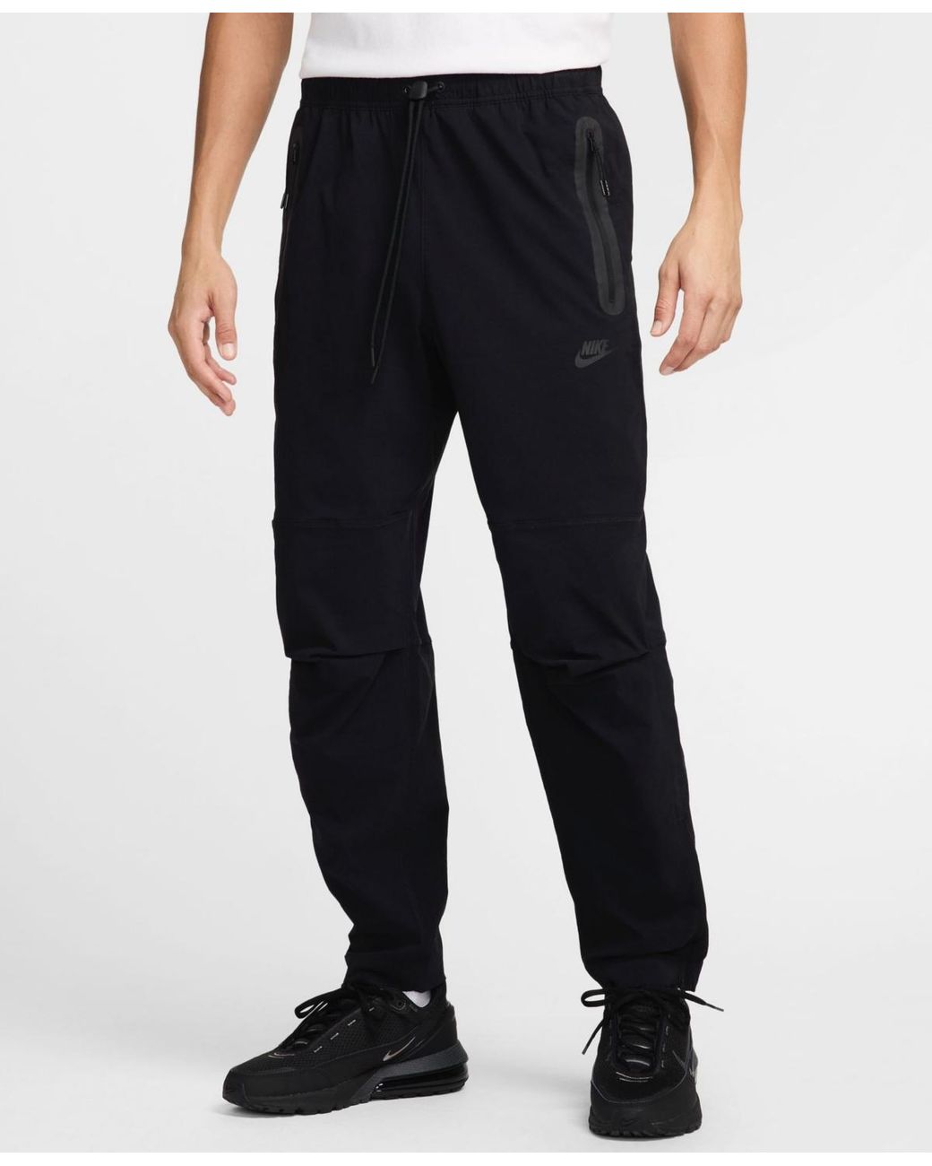 Nike White Woven Tech Pants for men