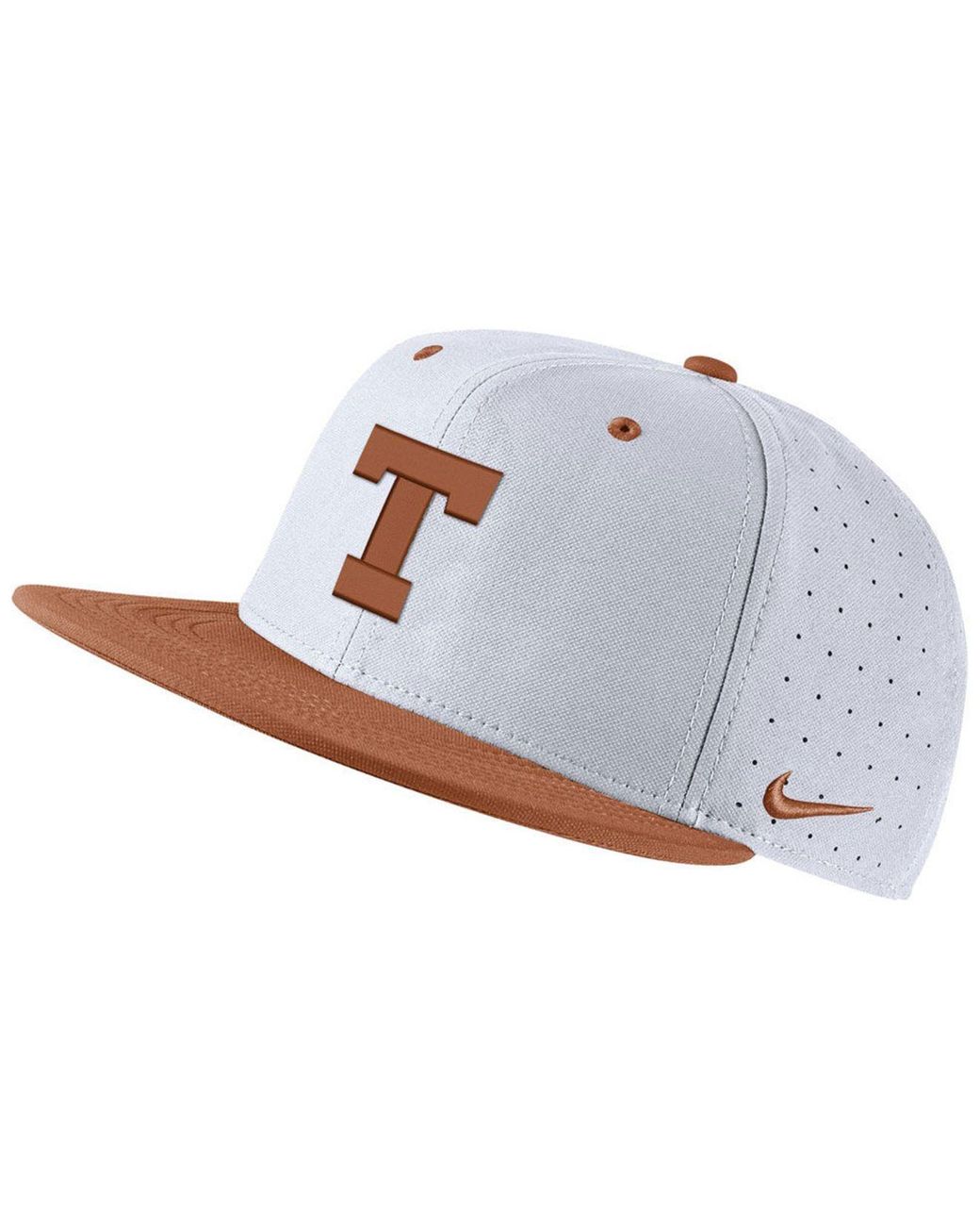 Nike Texas Longhorns Aerobill True Fitted Baseball Cap in White for Men |  Lyst