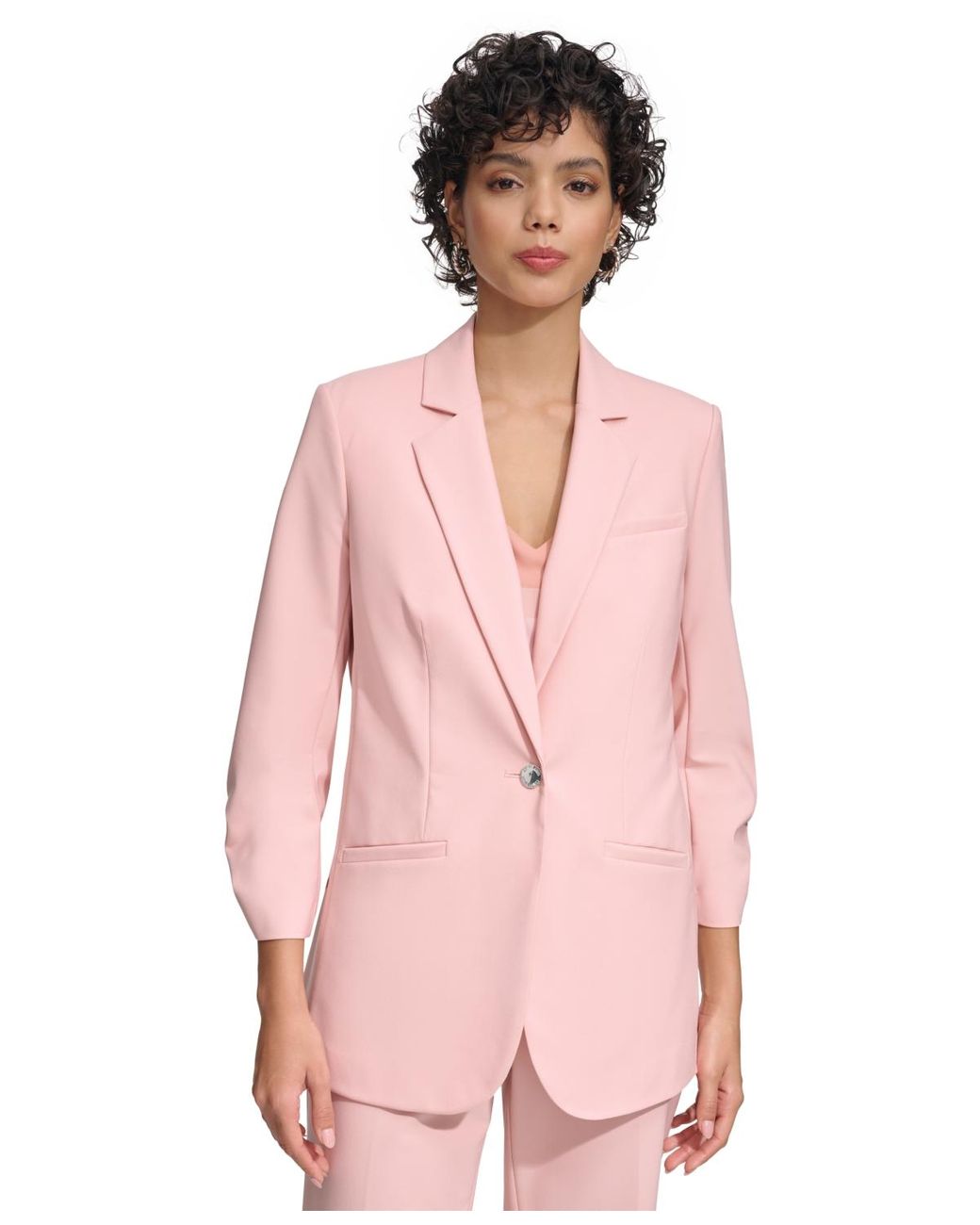 Calvin klein hotsell pink blazer
