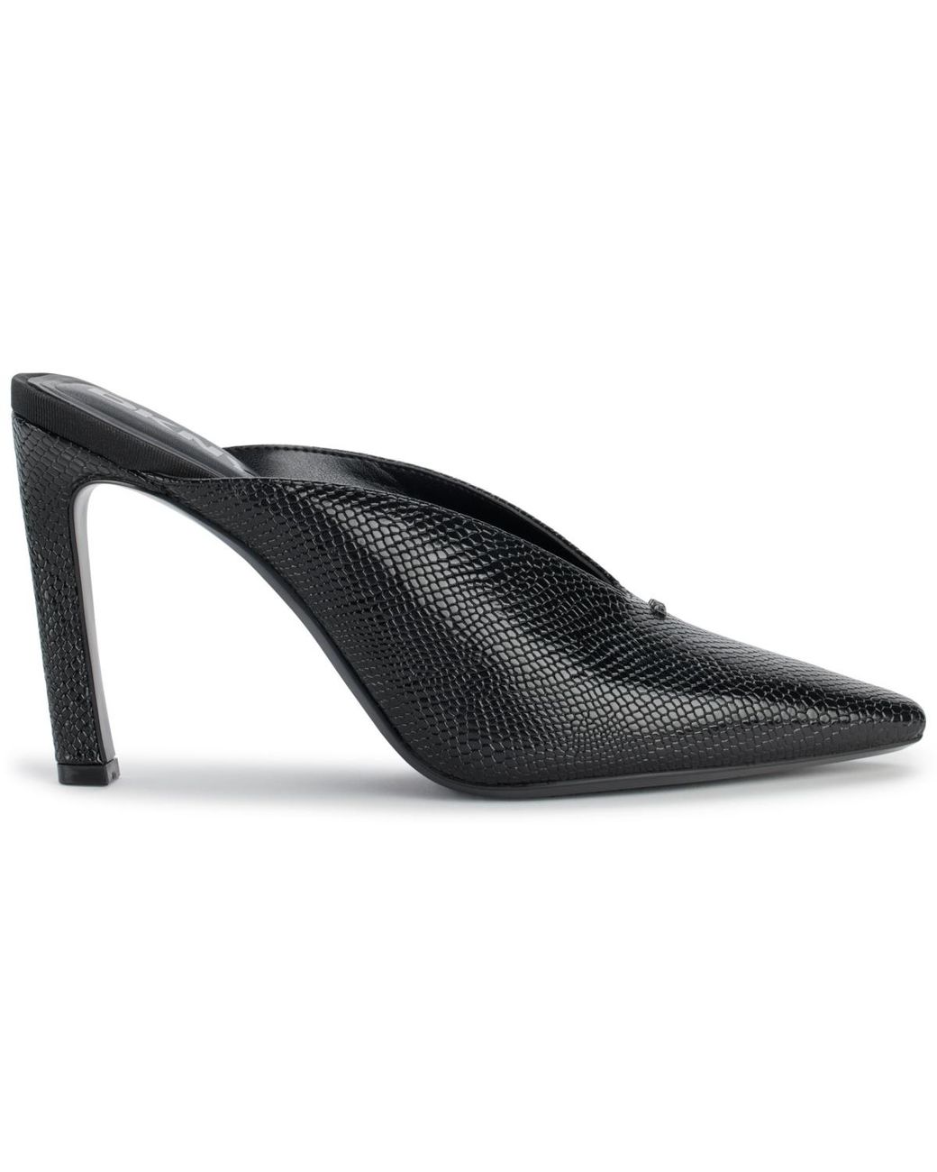 DKNY Black Cadena Slip On Mule Pumps