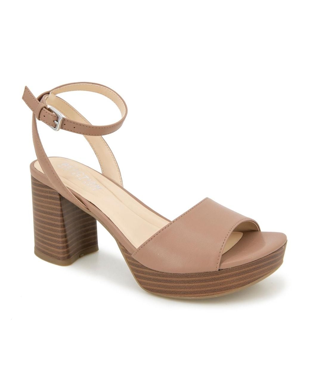 Kenneth Cole Natural Ryanne Platform Sandals