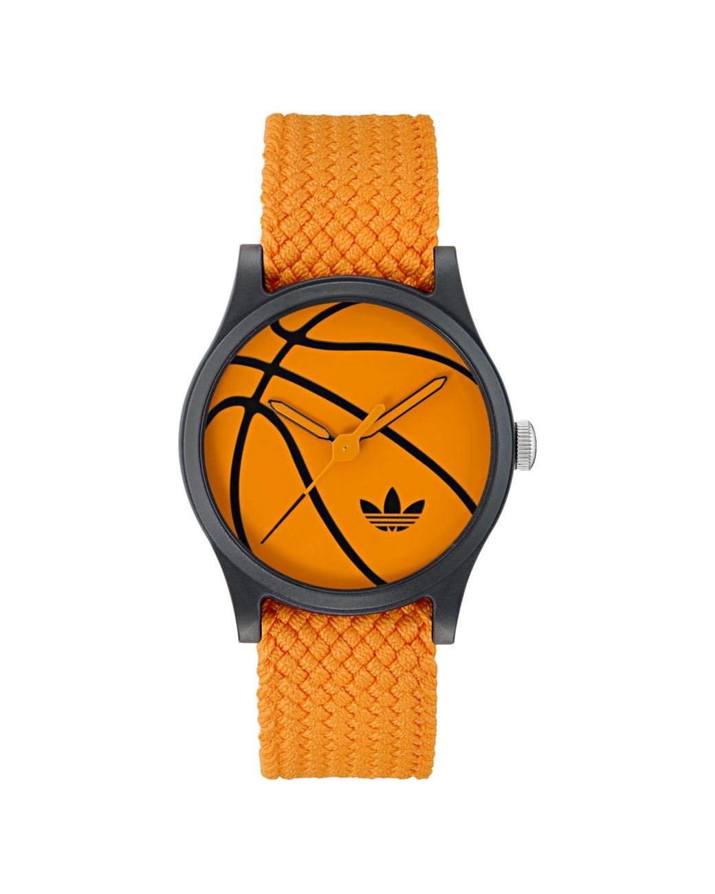 Adidas Orange Analog Nylon Watch