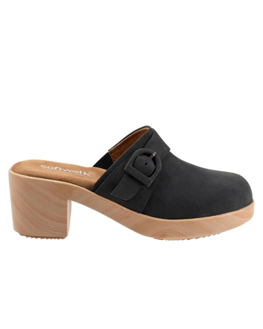 Softwalk® Black Ferrara Clog