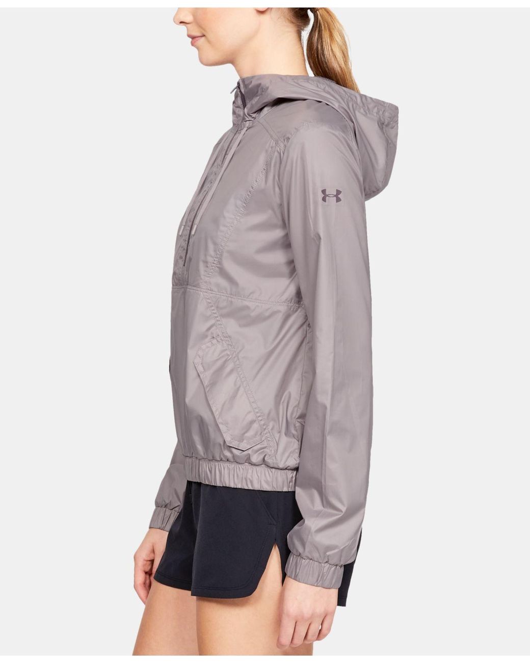 under armour half zip windbreaker