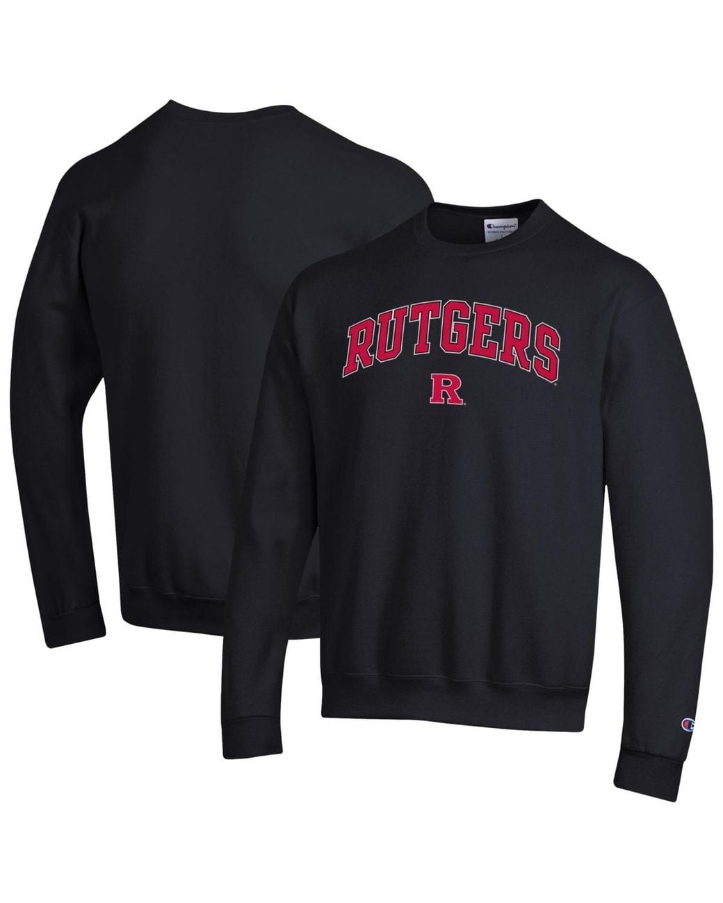 Champion Â Rutgers Scarlet Knights Arch Over Logo Pullover Sweatshirt ...