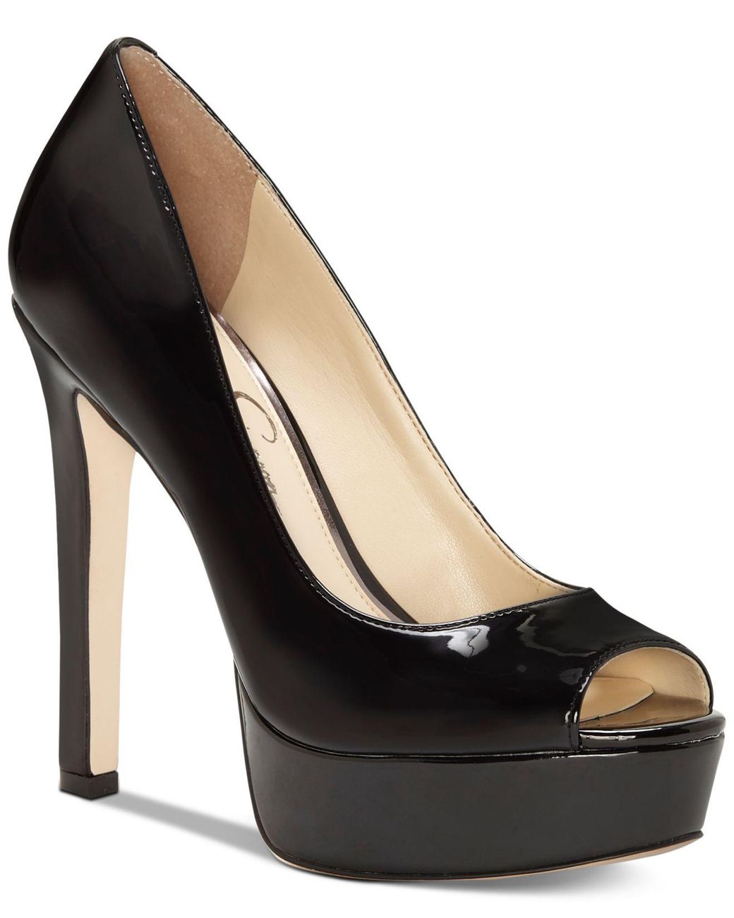 Jessica simpson peep toe heels hotsell