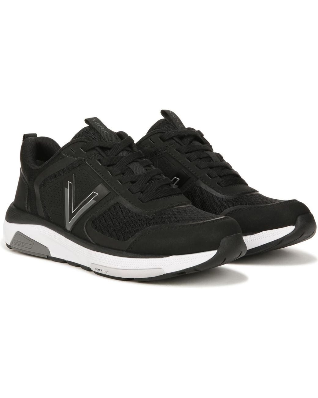 Vionic Black Walk Strider 001 Walking Shoes
