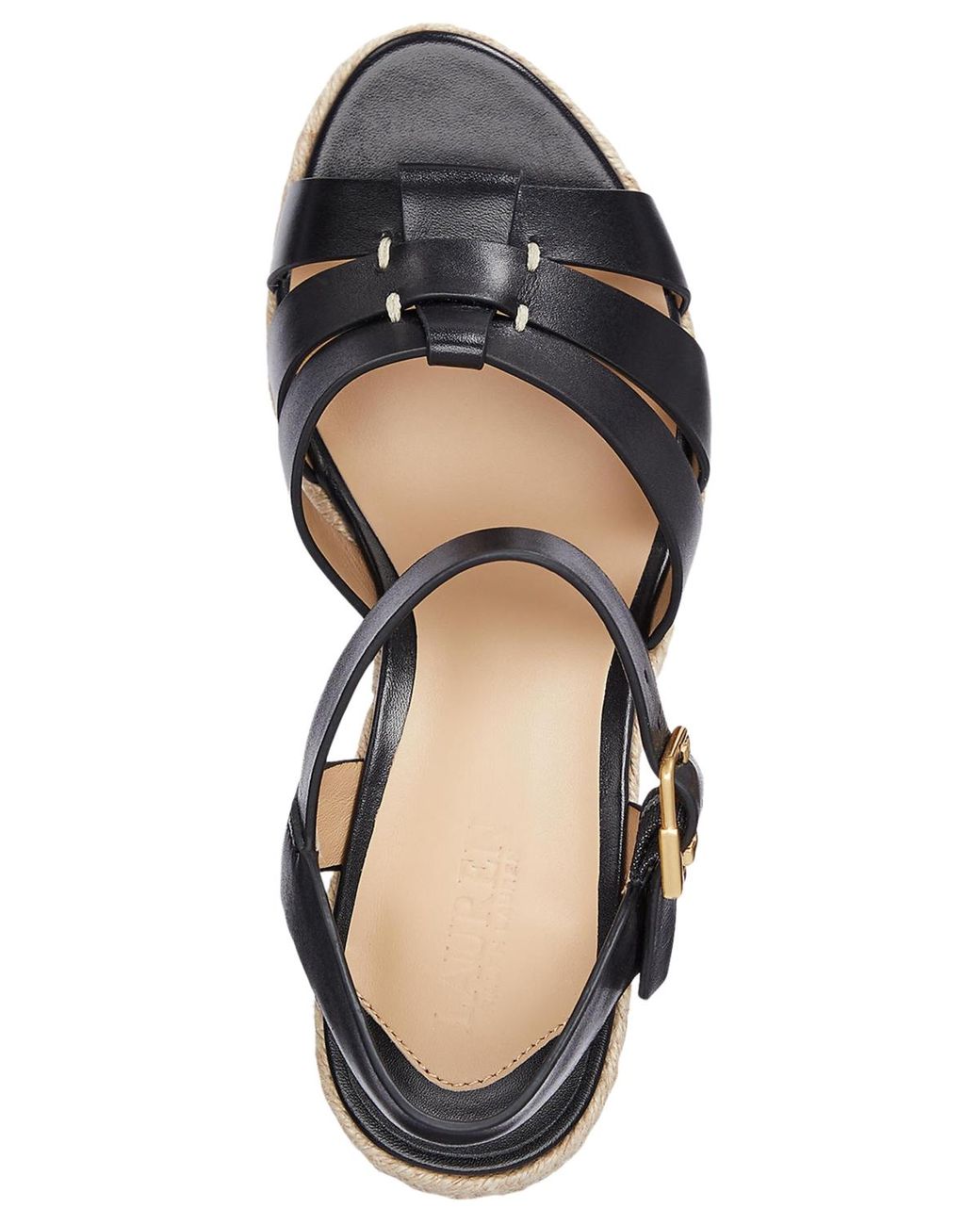 【ラルフローレン】Soffia Espadrille Wedge Sandals Soffia Calfskin Espadrille for Women | Ralph Lauren® PA