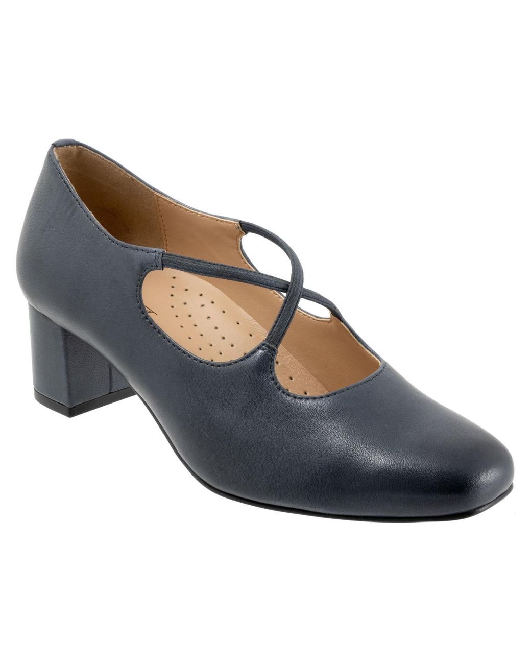 Trotters Blue Demi Pumps