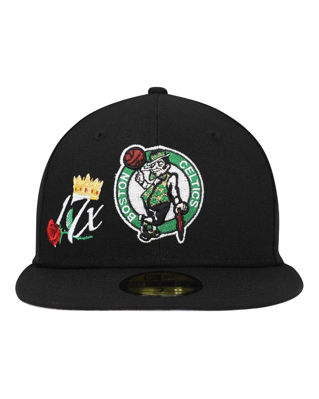 Men's New Era x Just Don Kelly Green Boston Celtics 59FIFTY Fitted Hat