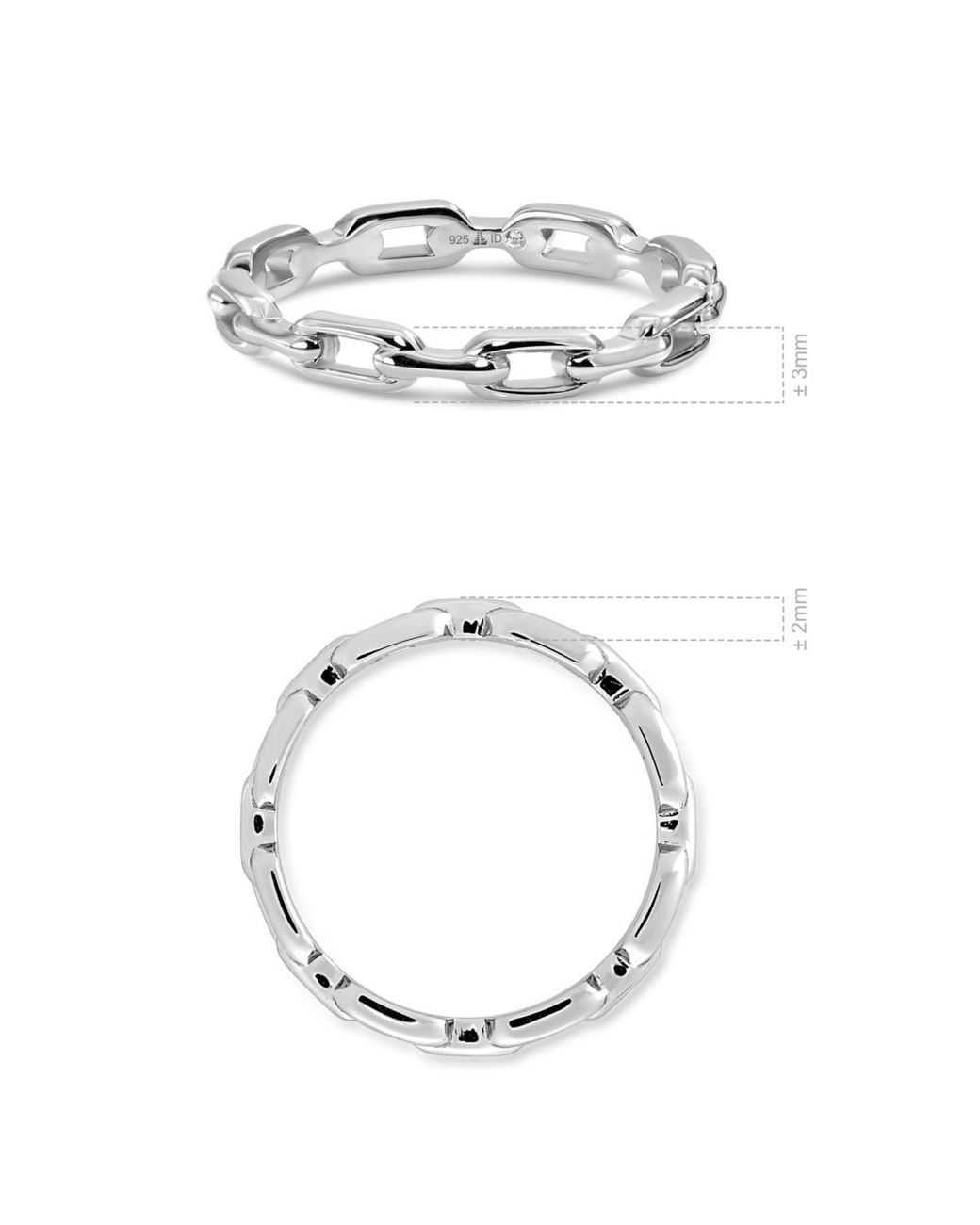 DEVATA Metallic Cable Link Ring