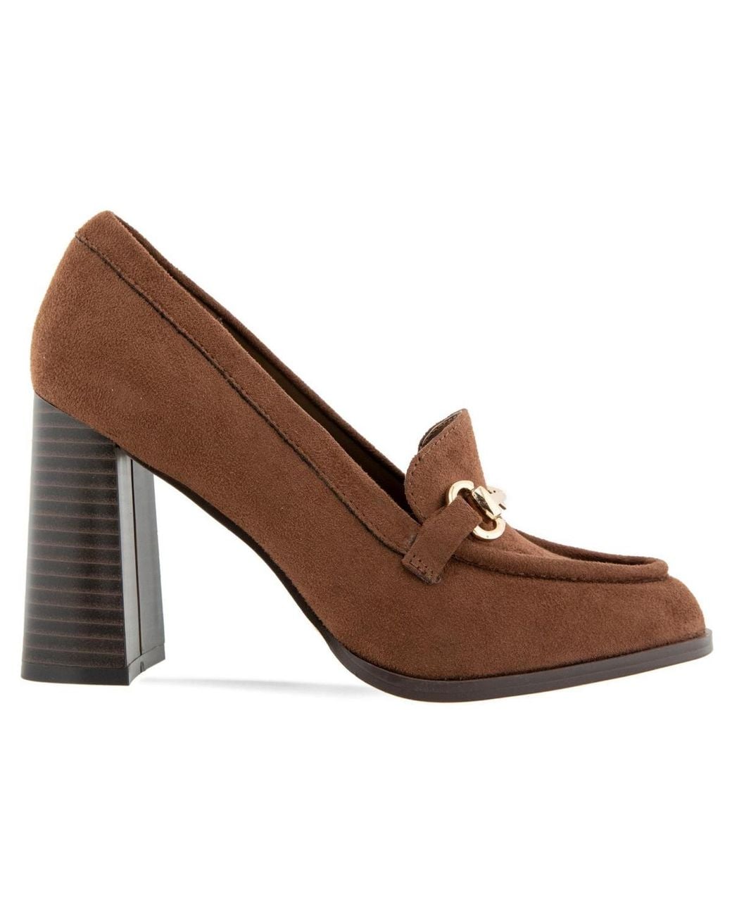 BCBGeneration Brown Yixy High Heel Loafer
