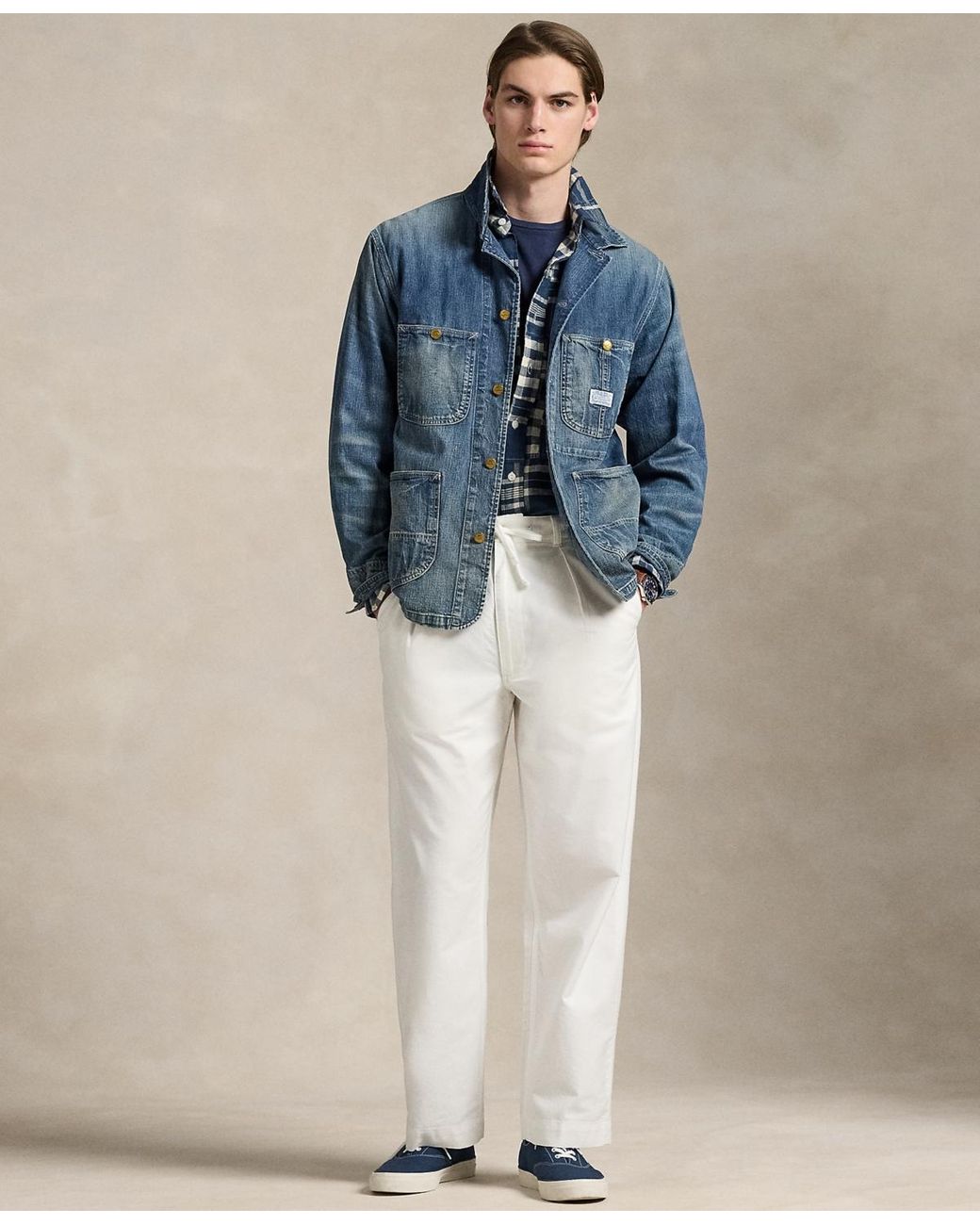 Polo Ralph Lauren Polo Prepster Oxford Easy Pants in Blue