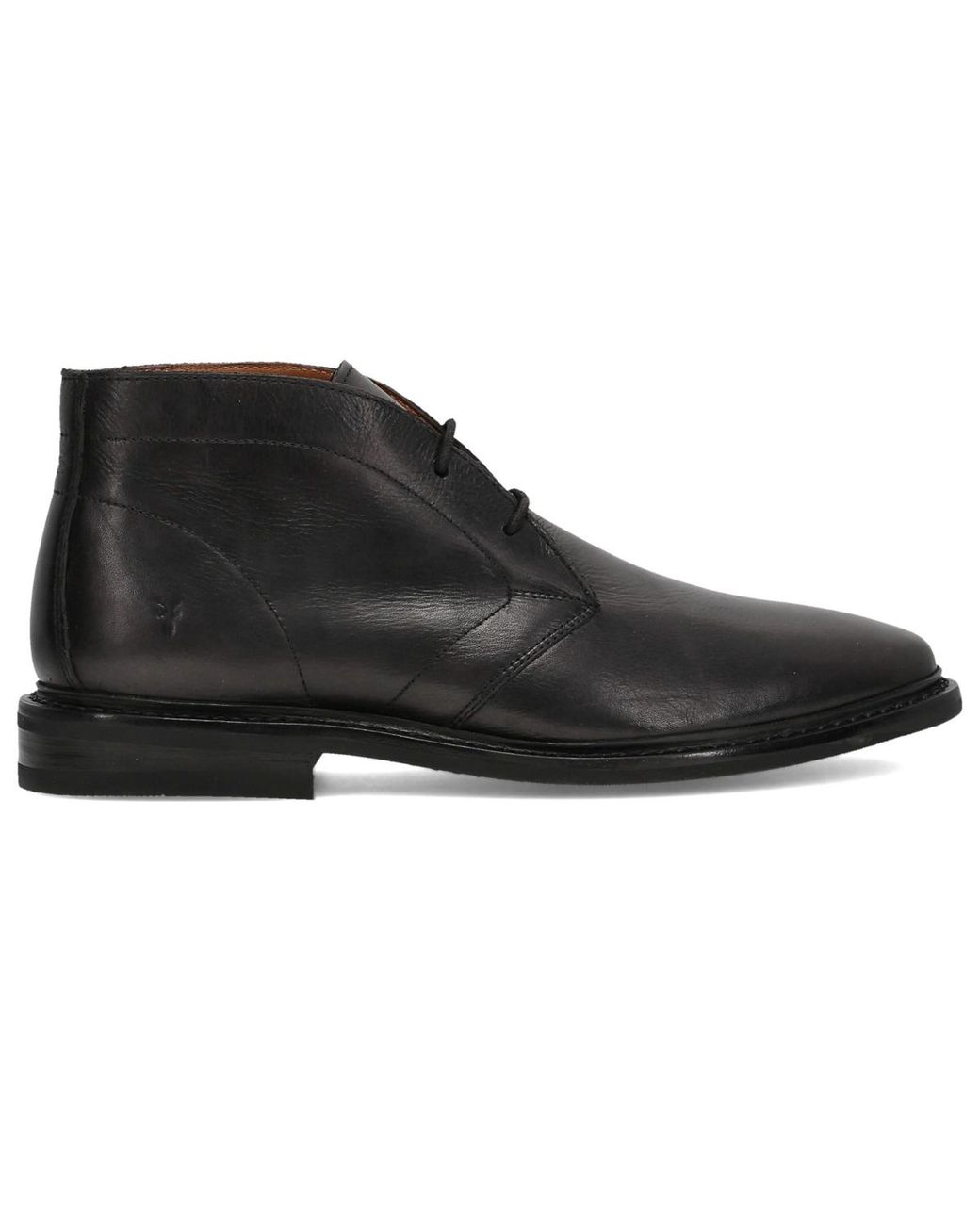 Frye Black Paul Chukka Round-toe Boots for men