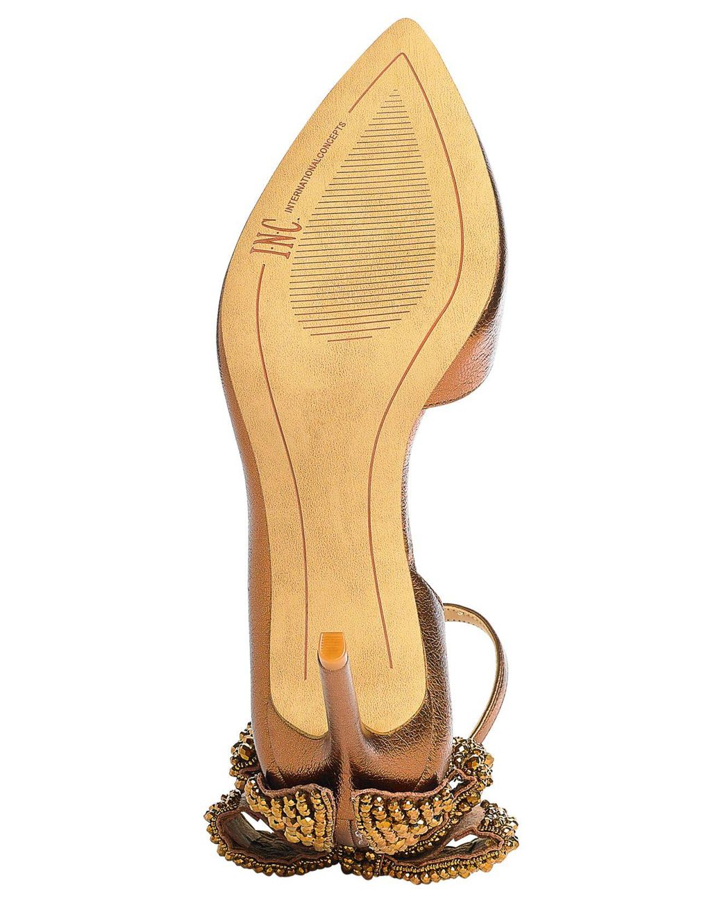 INC International Concepts I.n.c. Kaison Evening Bow Pumps Created For Macy s in Metallic Lyst